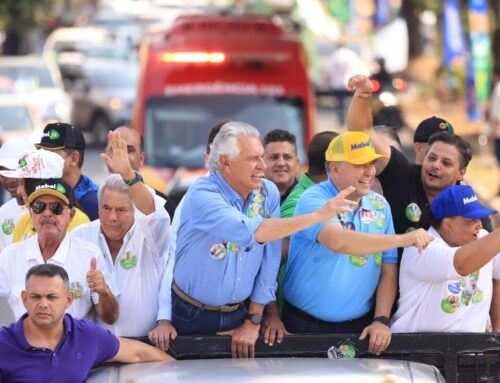 Caiado e Mabel comandam carreata na Região Sudoeste de Goiânia