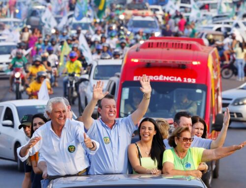 Em Quirinópolis, Caiado e Anderson de Paula agitam carreata da reeleição