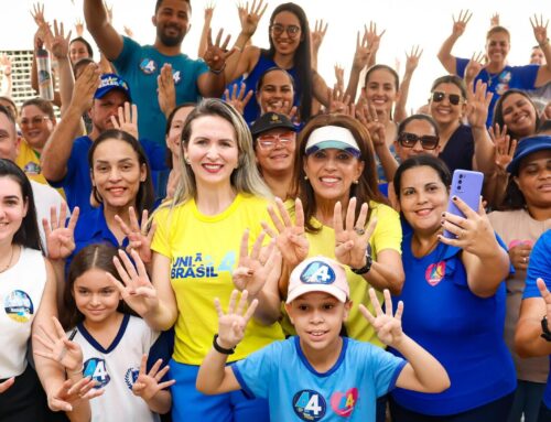 Em Aragarças, Gracinha Caiado lidera ato em apoio à reeleição do delegado Ricardo Galvão