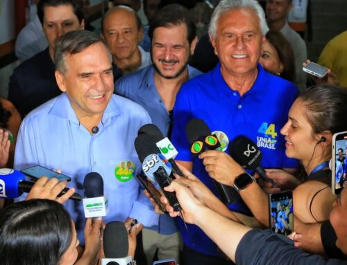 Caiado acompanha Mabel em votação e garante: “Vamos transformar Goiânia na melhor capital do Brasil”